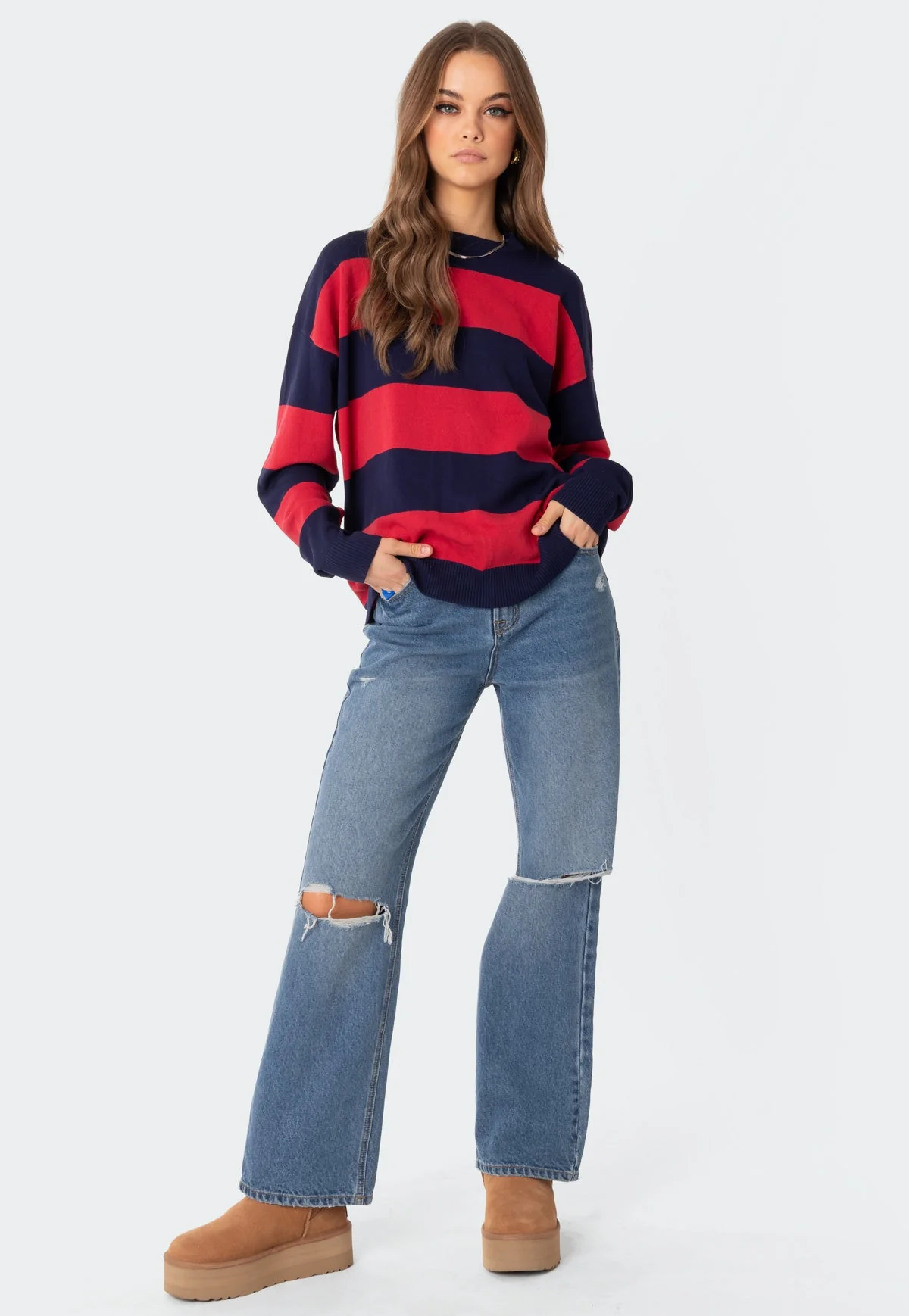 Logan Light Knit Oversized Sweater - Image 5