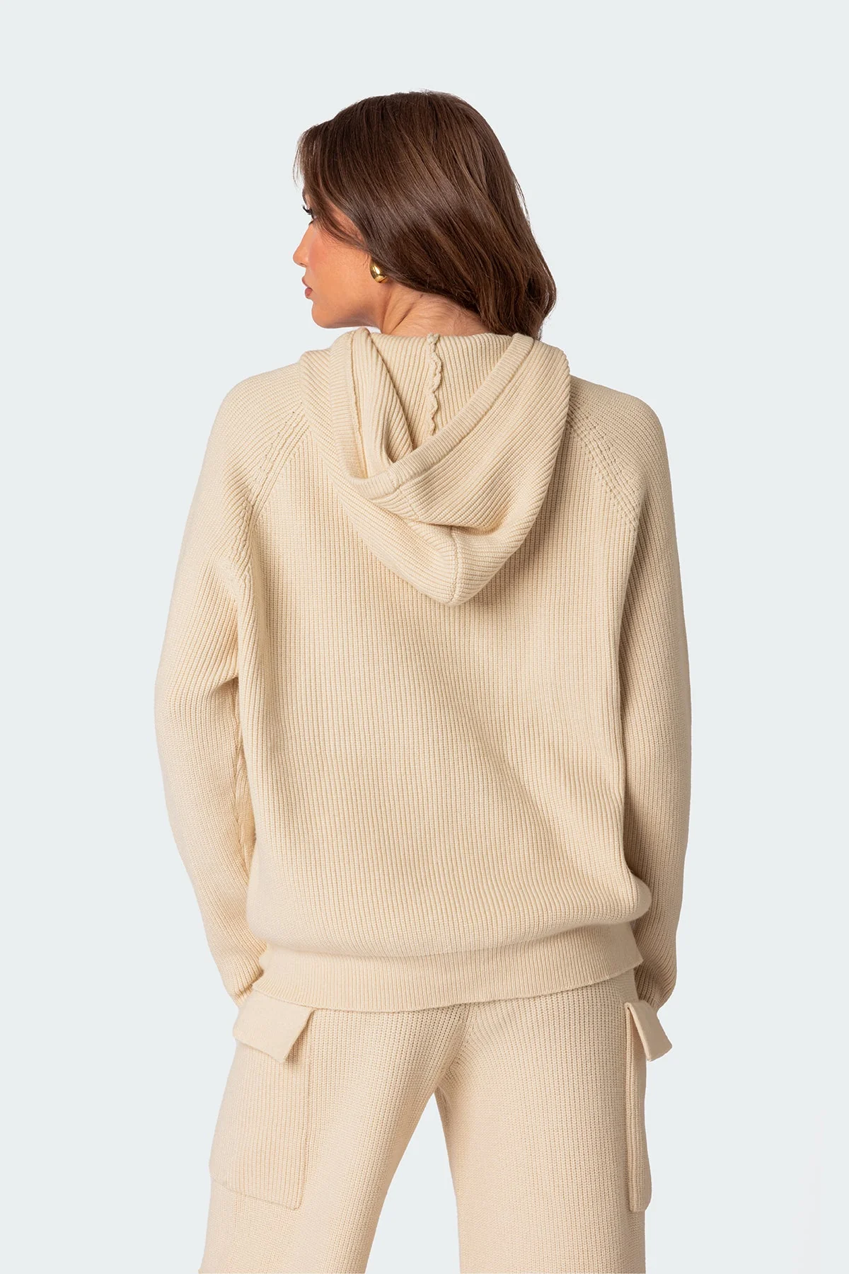 Wynter Oversized Knit Hoodie - Image 4