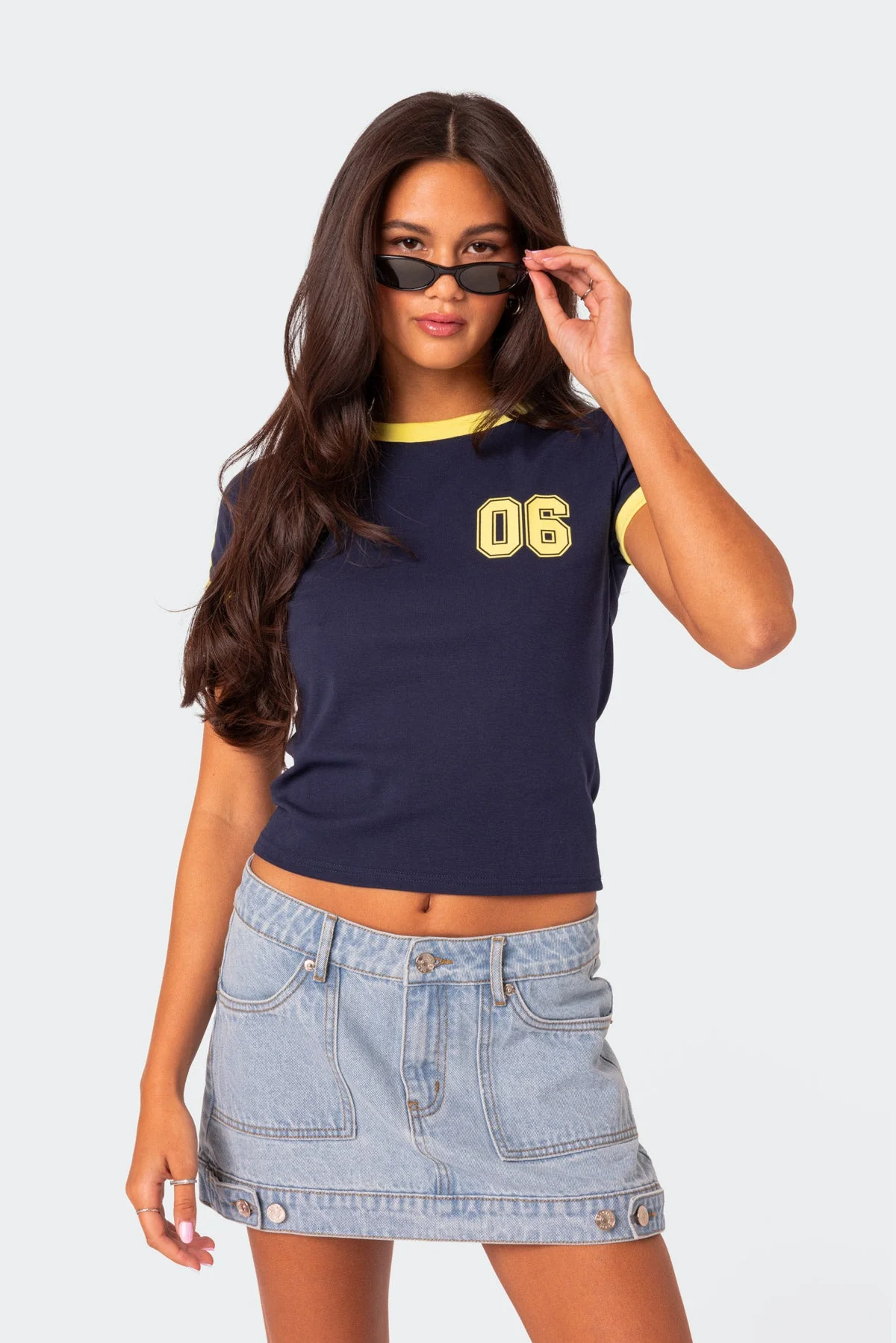 Kassidy Contrast T Shirt - Image 3