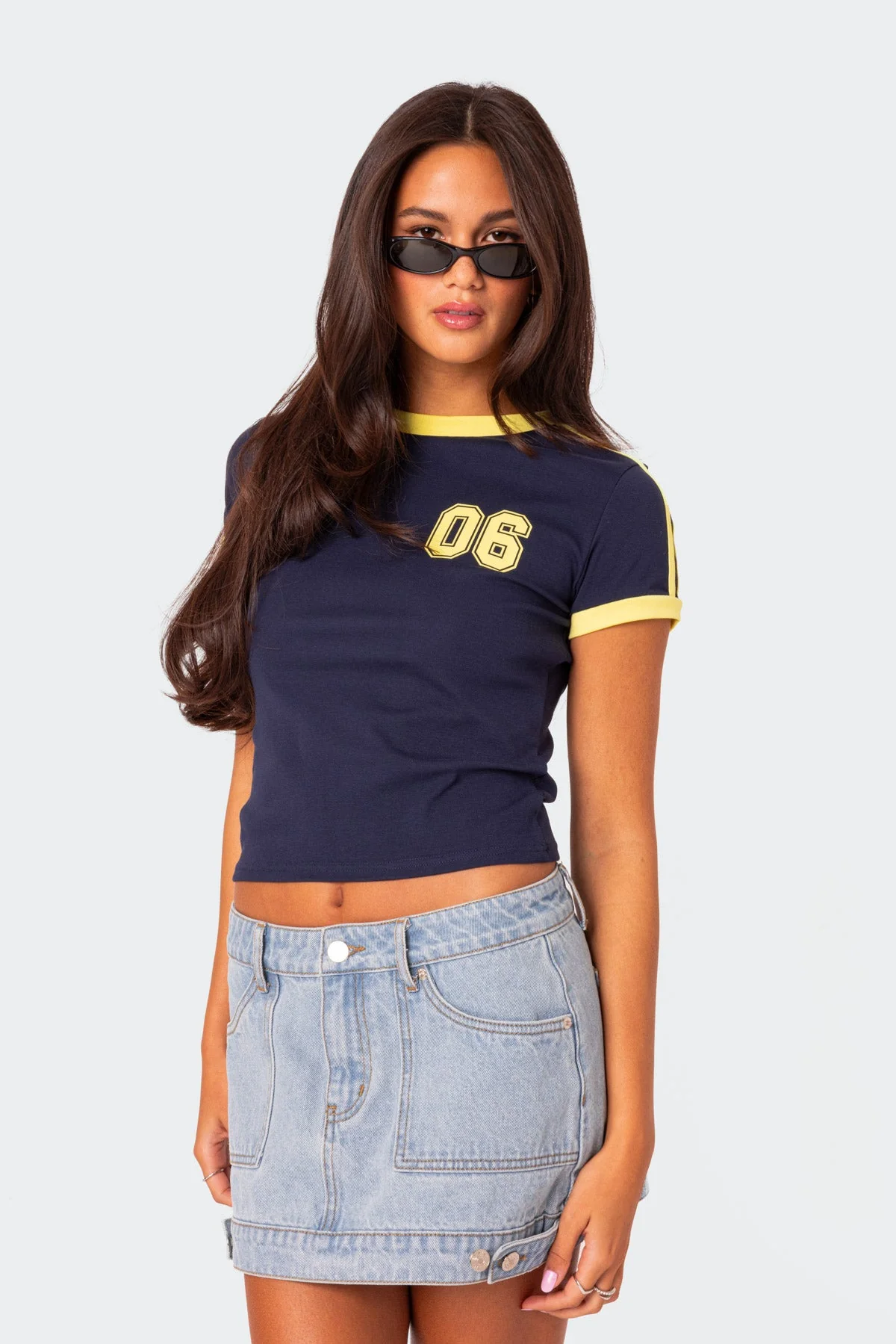 Kassidy Contrast T Shirt - Image 4