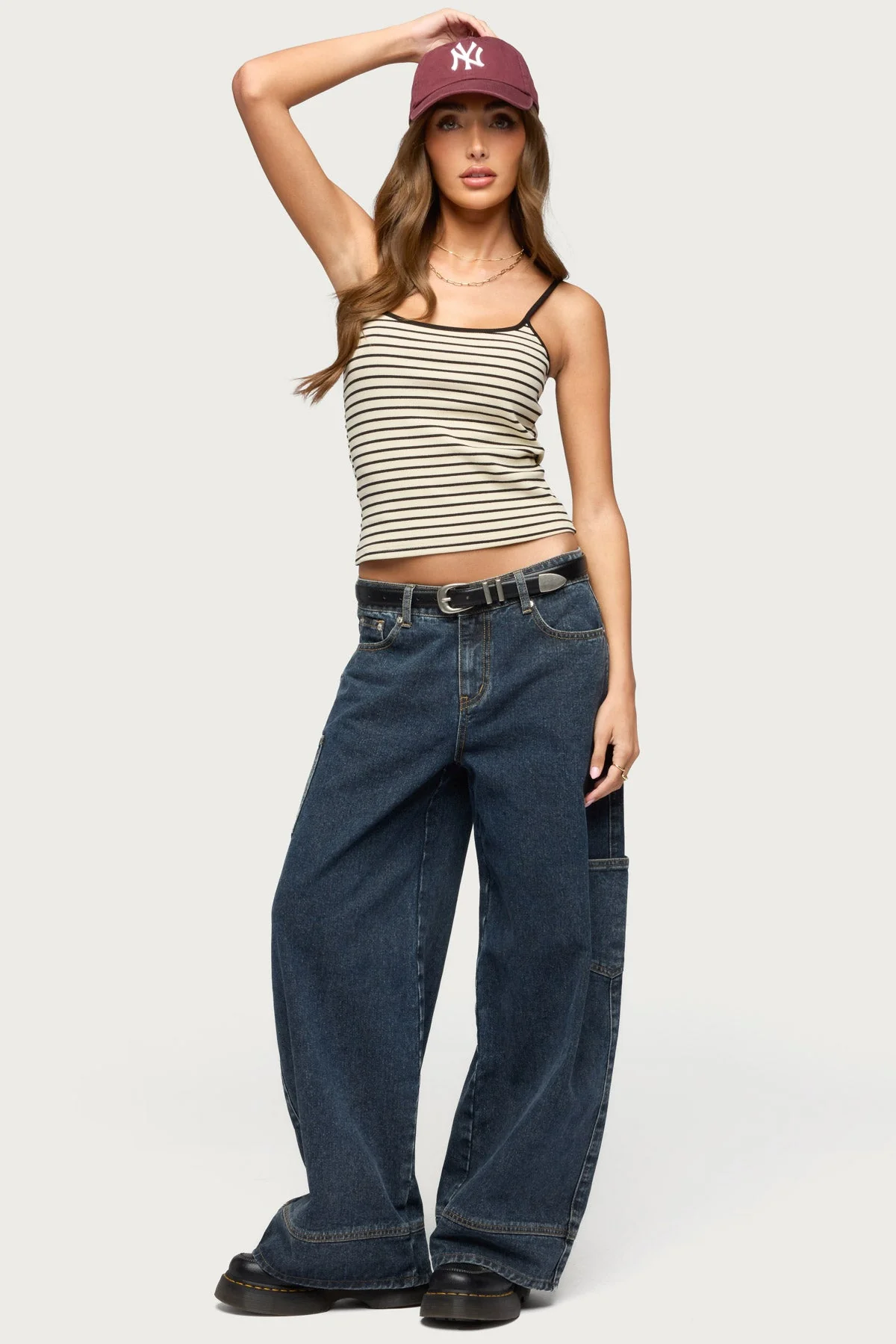 Gretta Striped Ribbed Tank  Top - Image 5