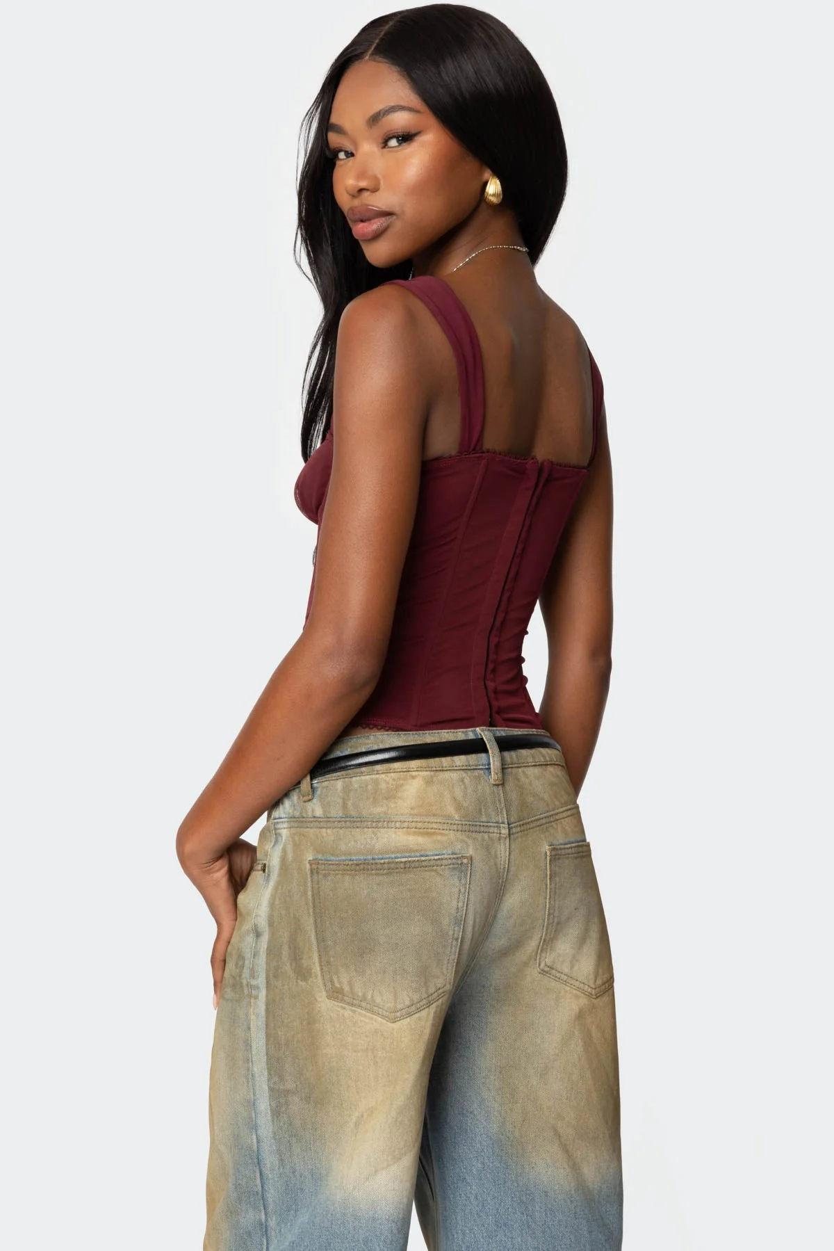 Marcella Wide Strap Corset - Image 4