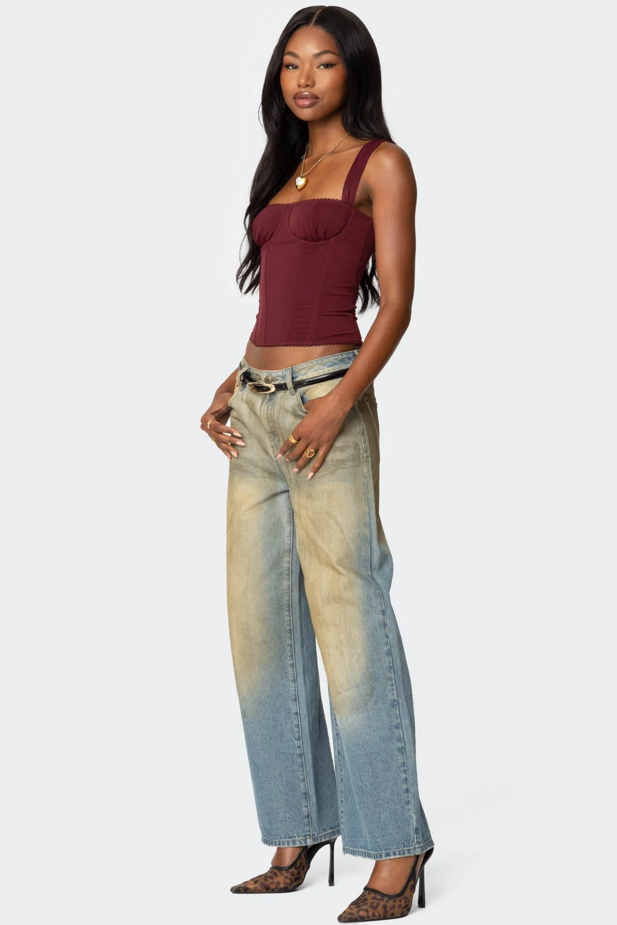 Marcella Wide Strap Corset - Image 5