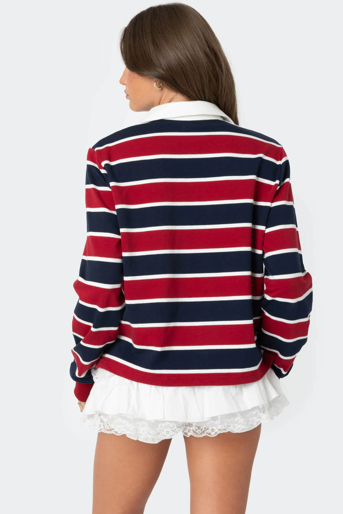 Hanna Striped Collared Shirt - Image 4