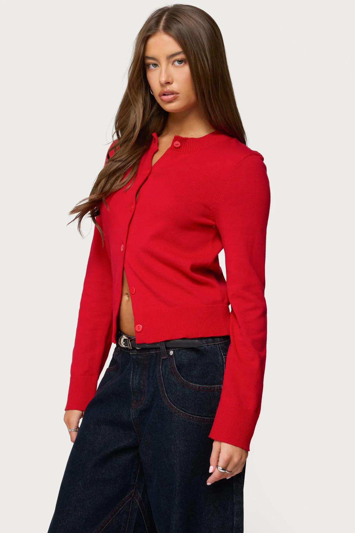 Hollie Button Up Cardigan - Image 3