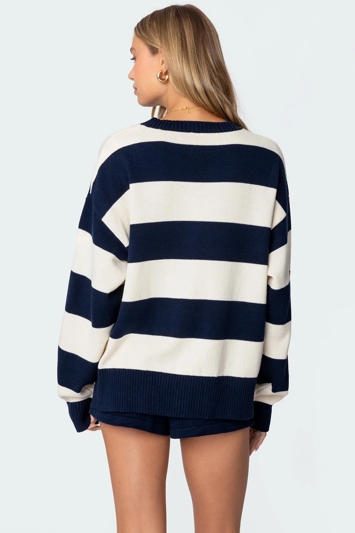 Riley Oversized Striped Sweater - Image 5