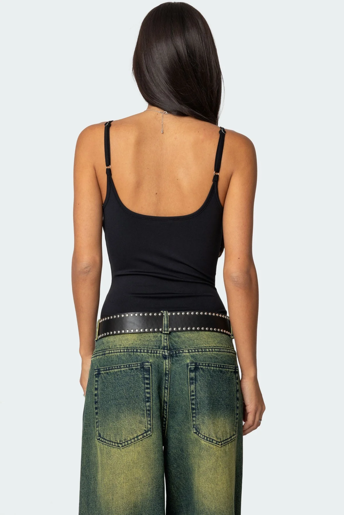 Teaghan V Neck Fitted Bodysuit - Image 5