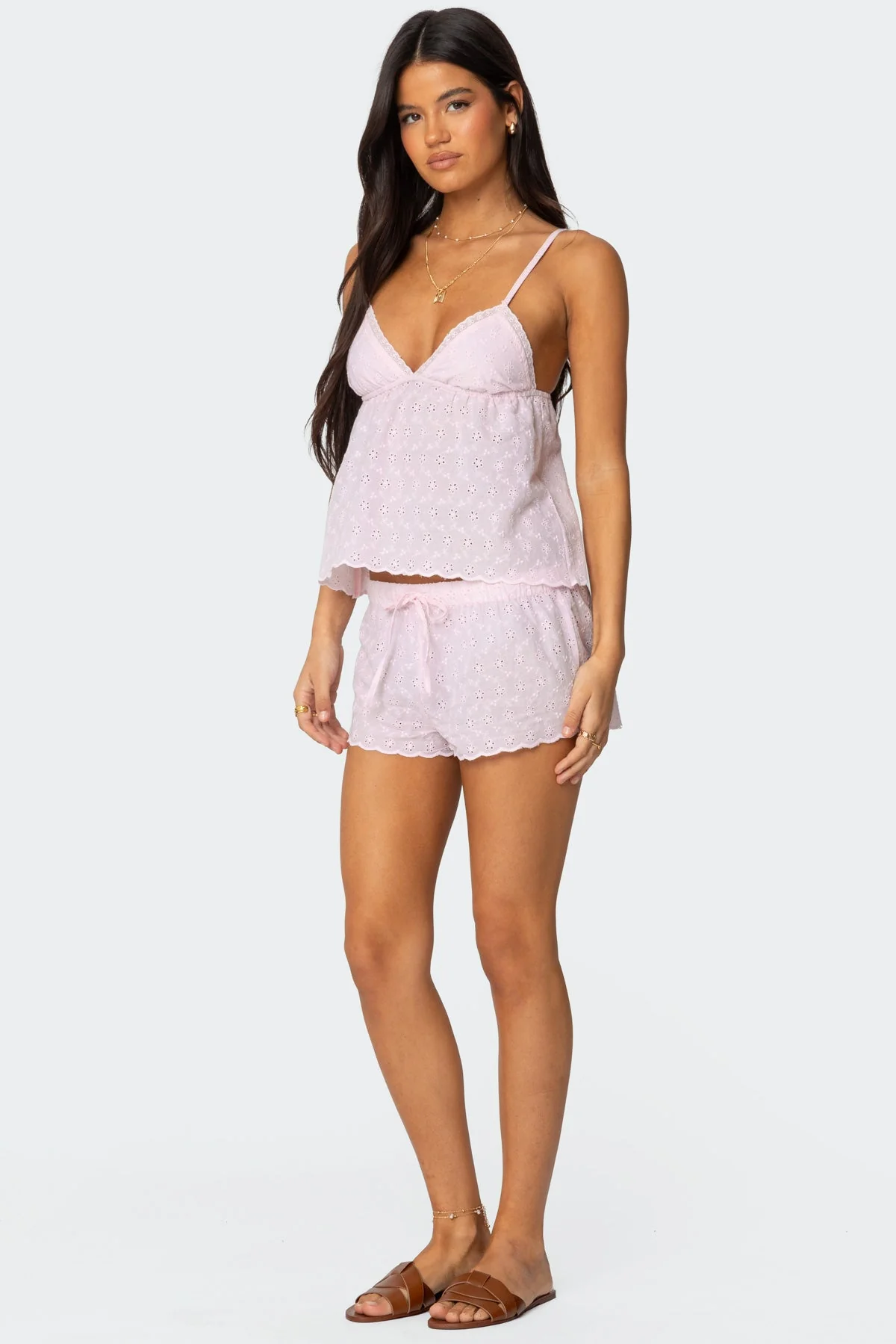 Talula Eyelet Babydoll Top - Image 4