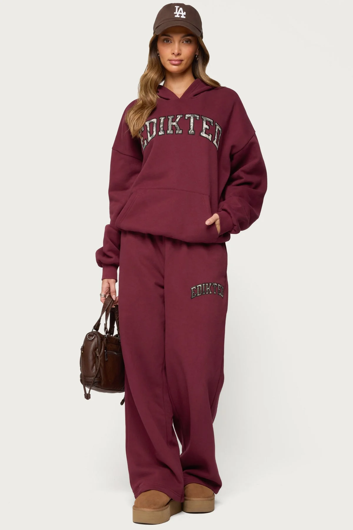 Camo Crush Edikted Oversized Hoodie - Image 3