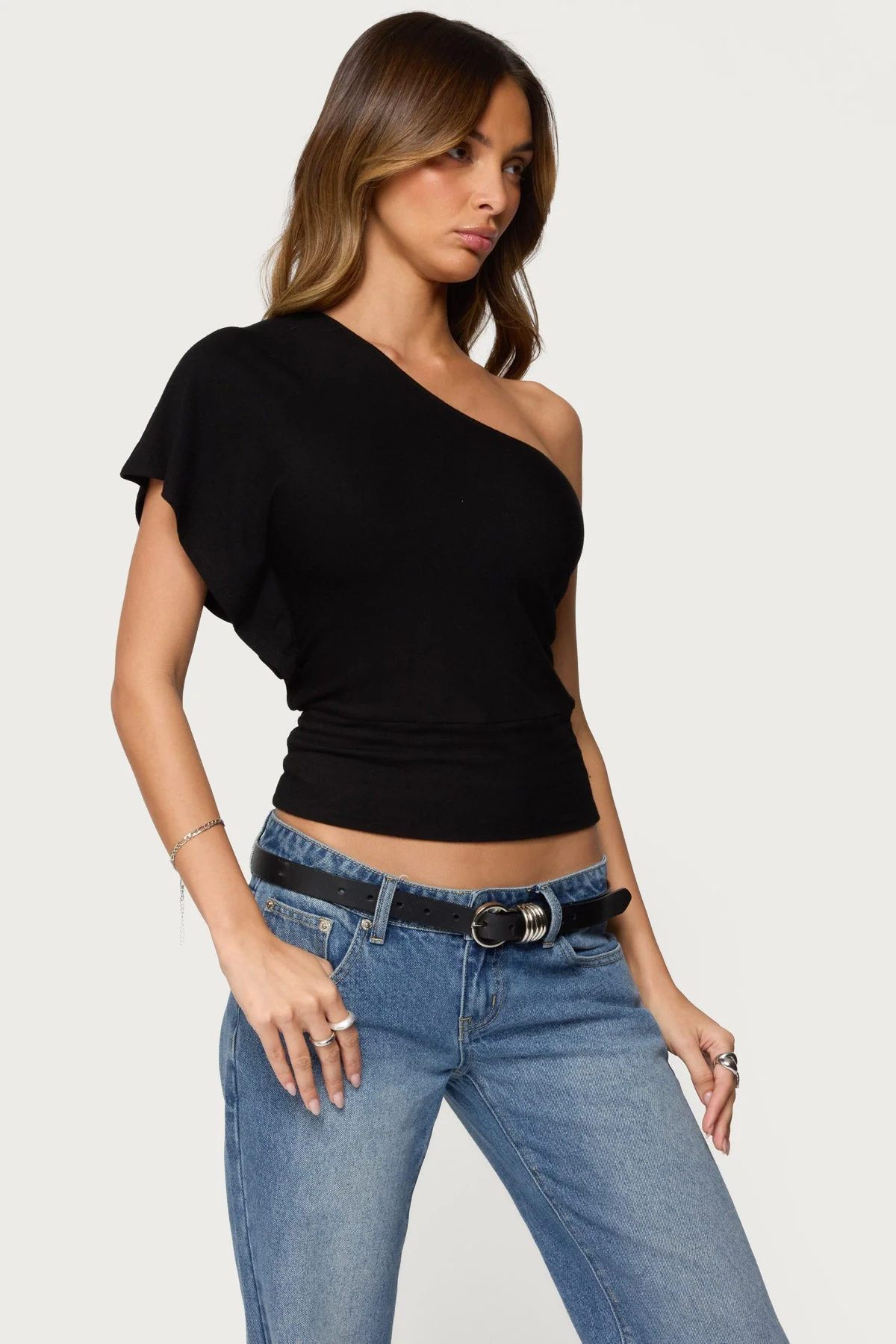 Asymmetric One Shoulder Top - Image 3