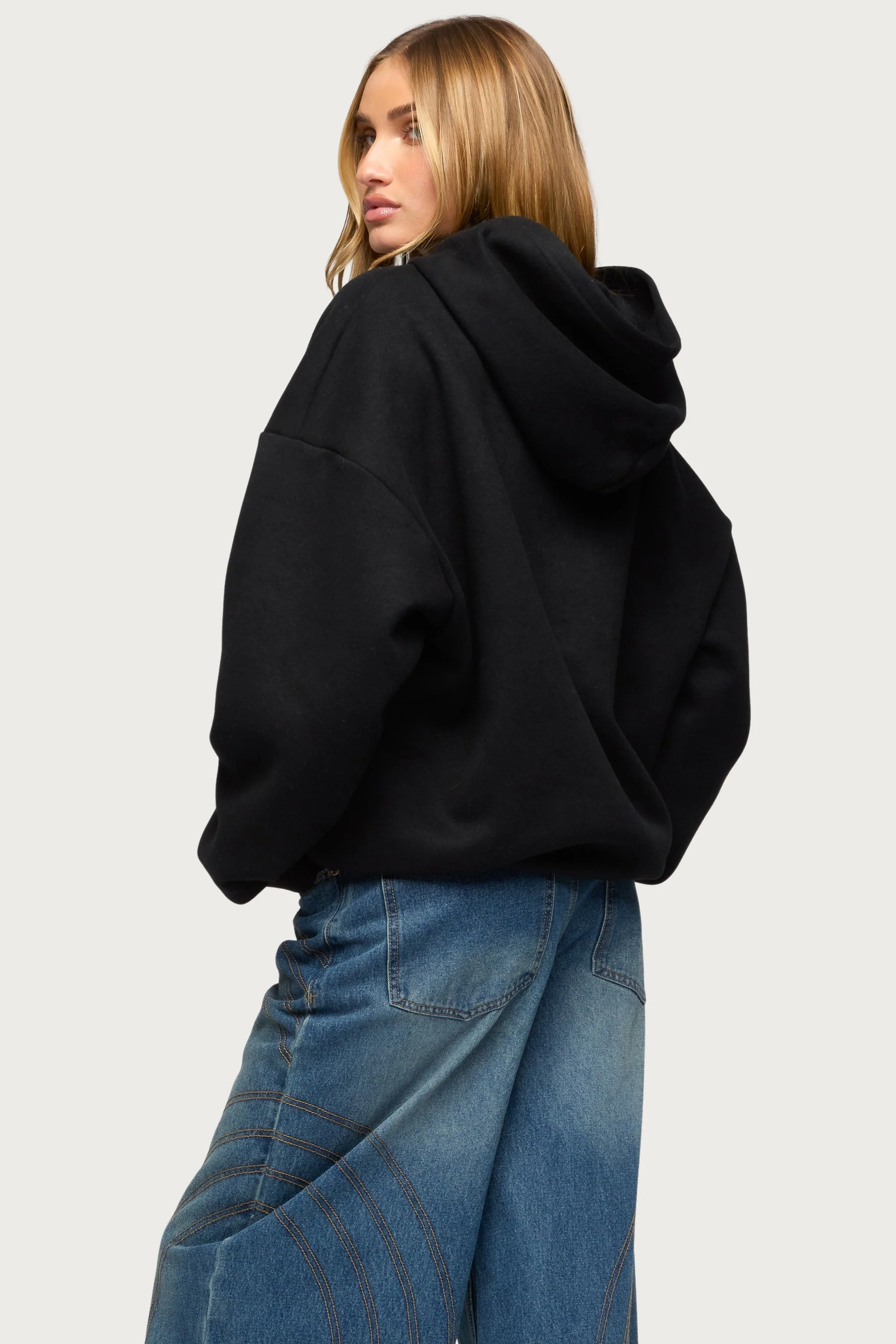 Camo Cutie Edikted Oversized Hoodie - Image 5