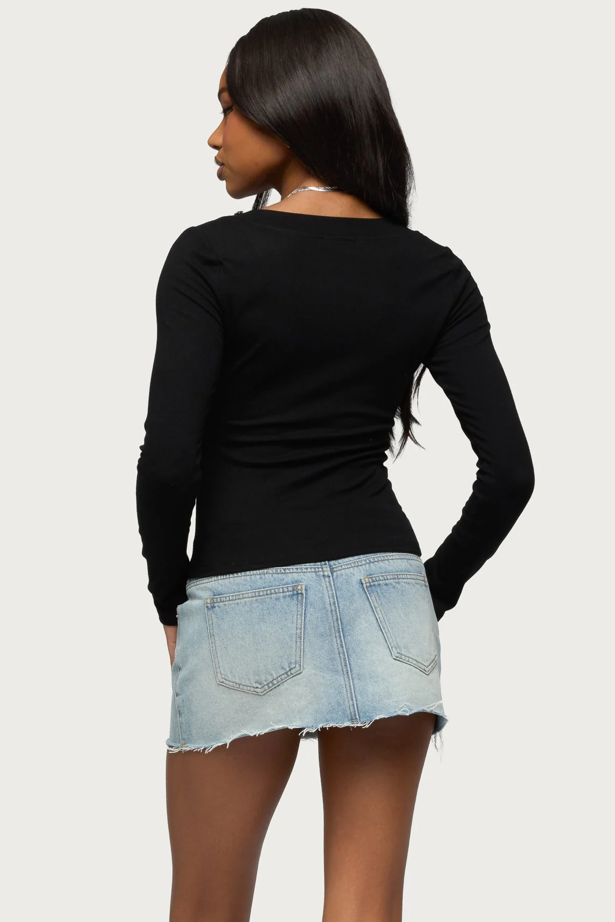 Rossie Stud & Button Top - Image 5